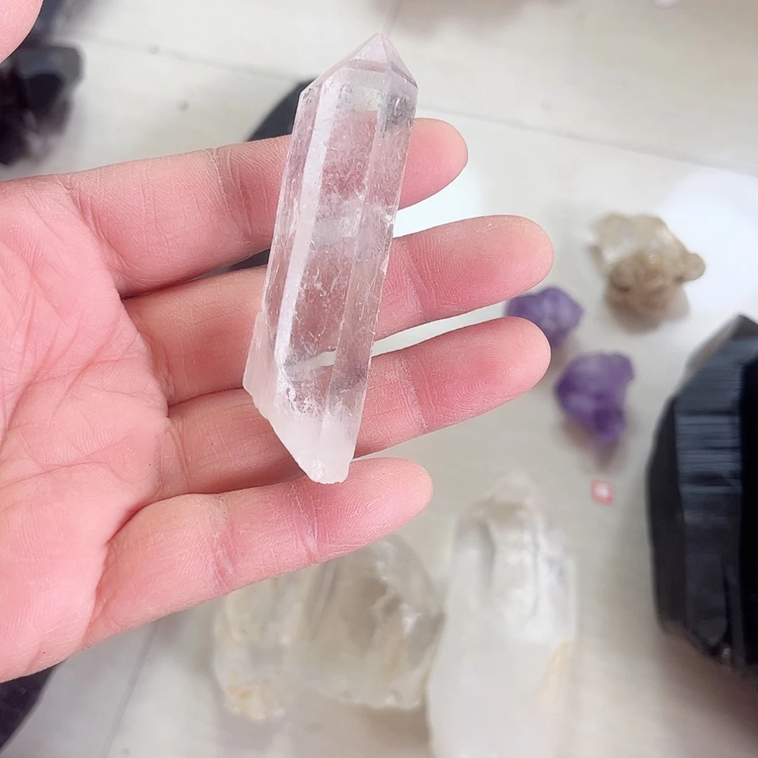 水晶天然水晶原石未镶嵌彩***蛋