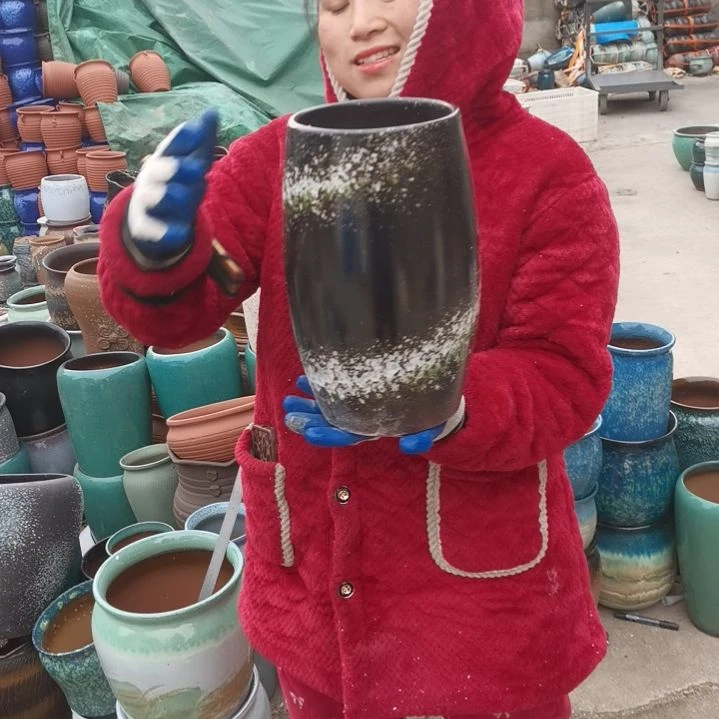 红陶口15高29瑕疵