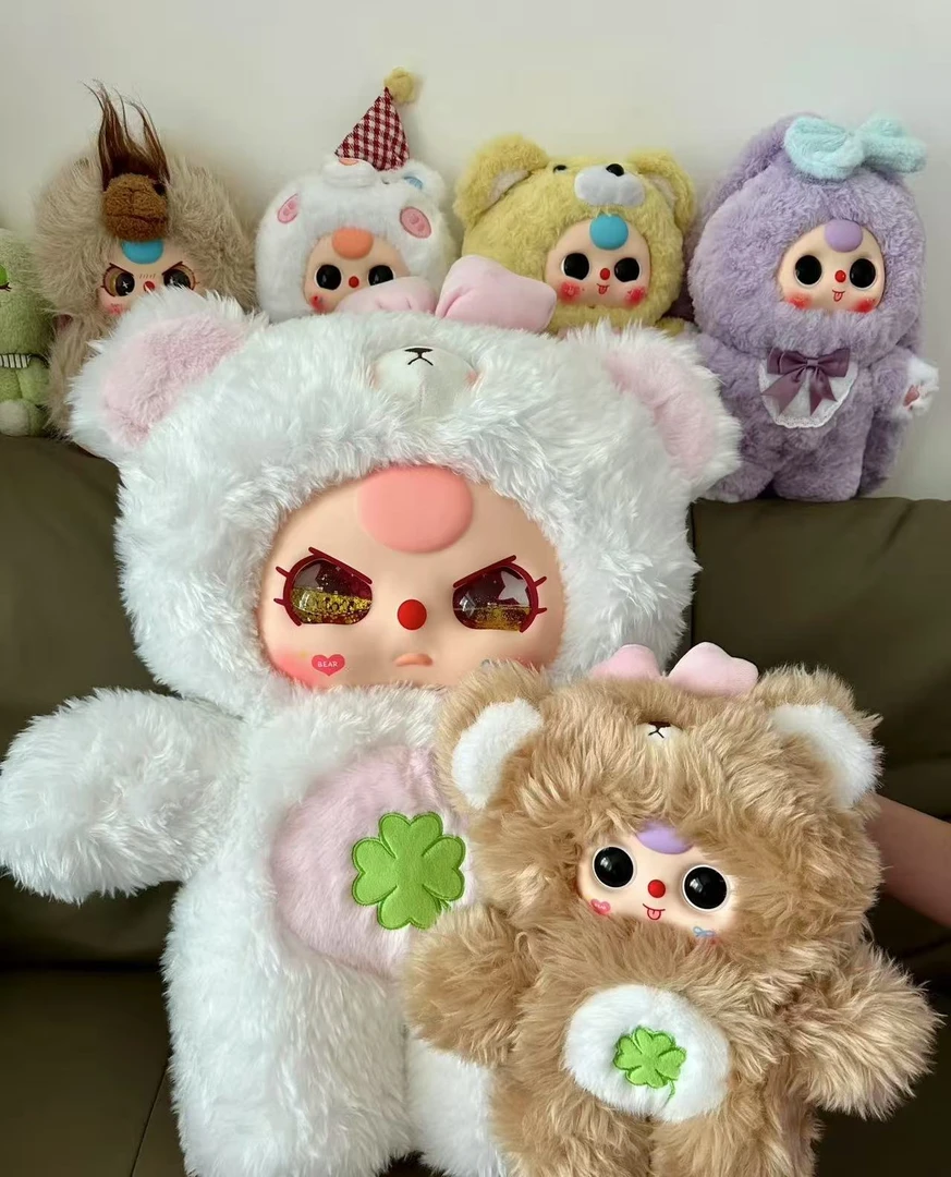 娃三岁熊仔乖乖1000%+400%毛绒可爱礼物手办玩具潮玩礼物摆件