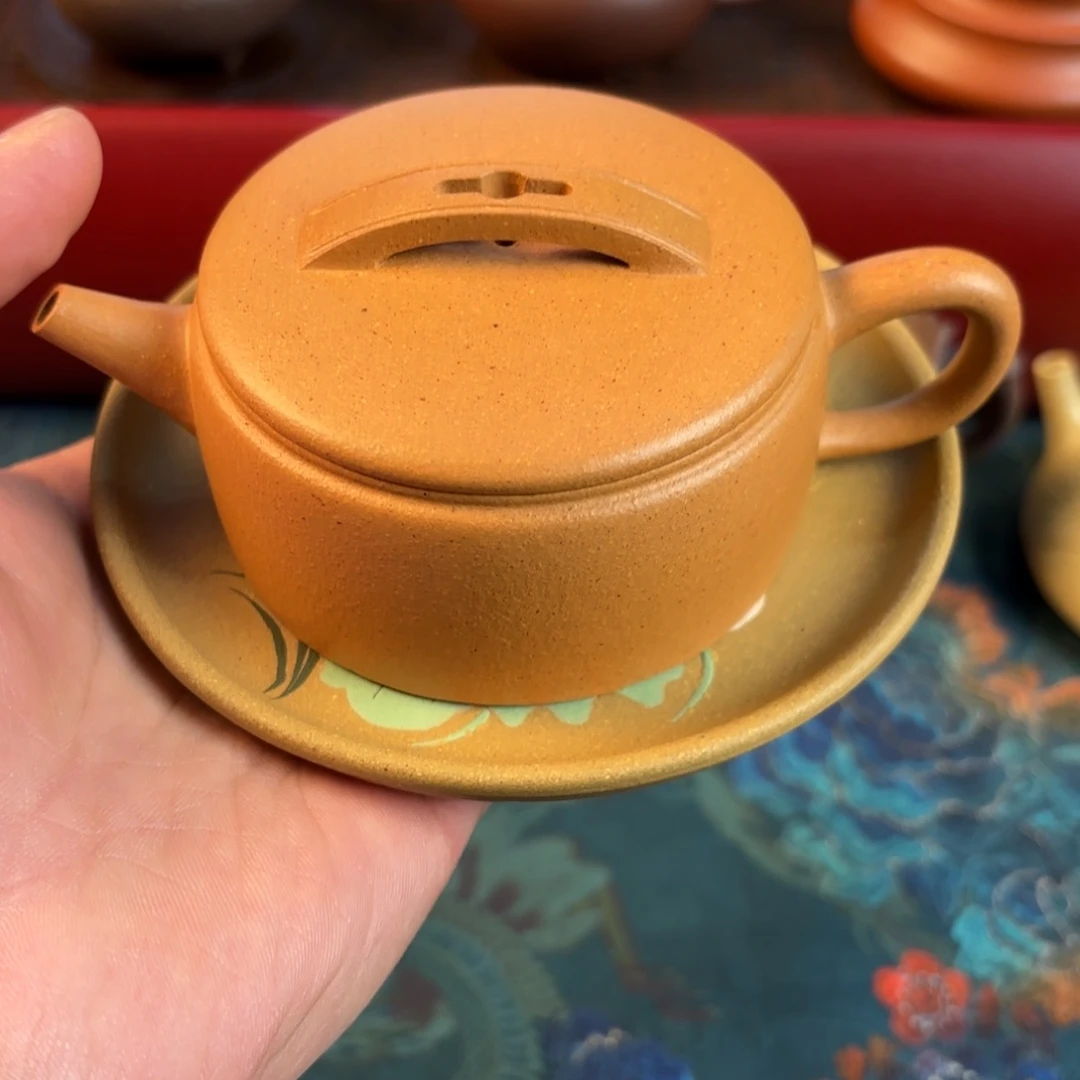紫砂茶壶彬*黄段 汉瓦130cc