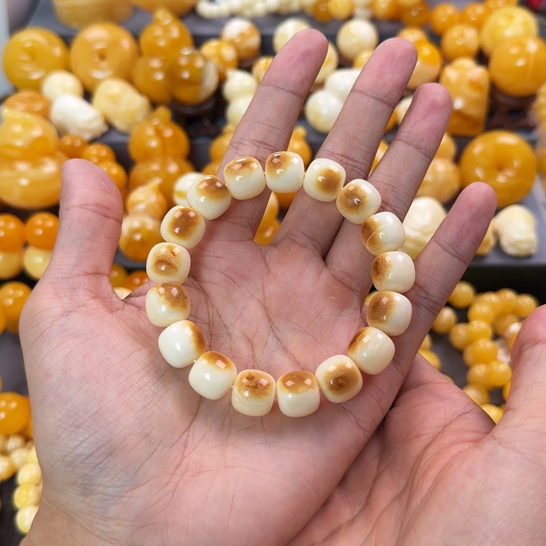 琥珀未镶嵌珠宝奇石13mm同料