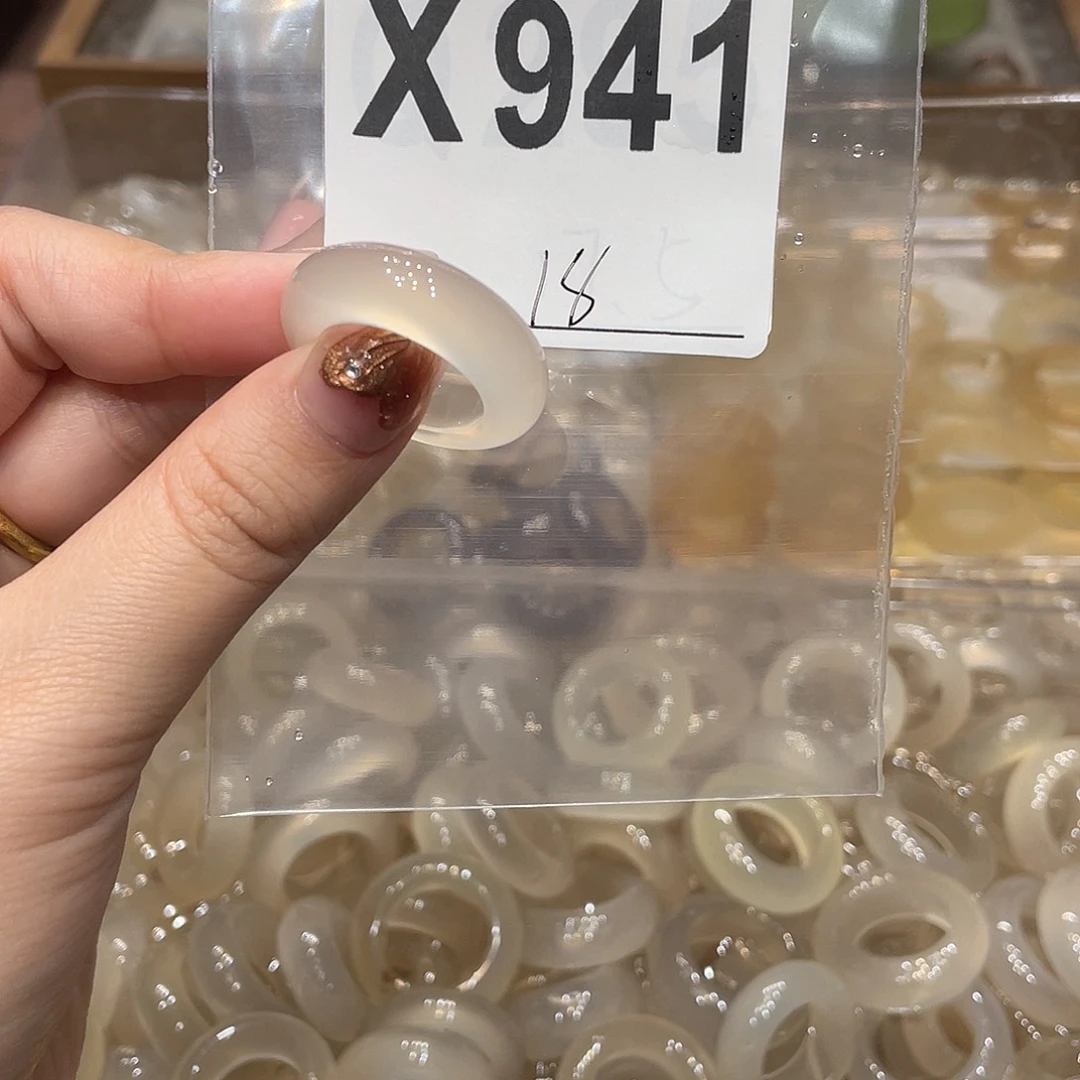 玛瑙/玉髓未镶嵌戒指941