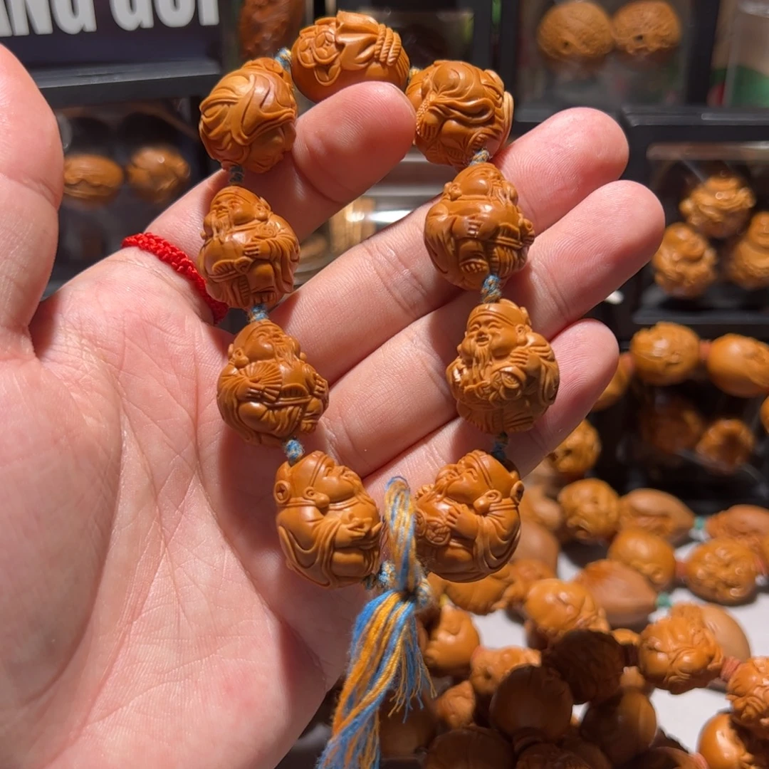 大***东手串/手链橄榄核手工财神