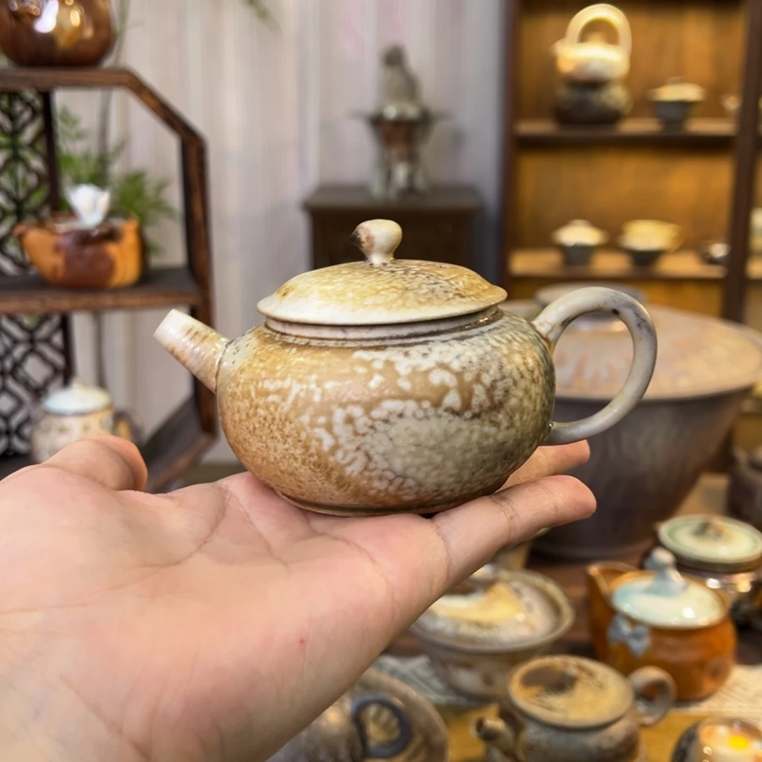 不染柴烧窑宝壶精品