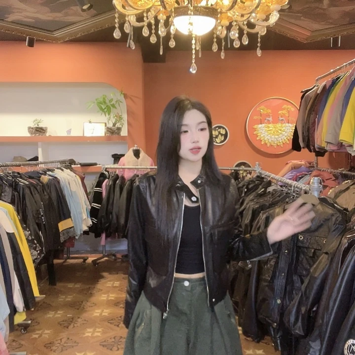 真皮牛皮外套25516