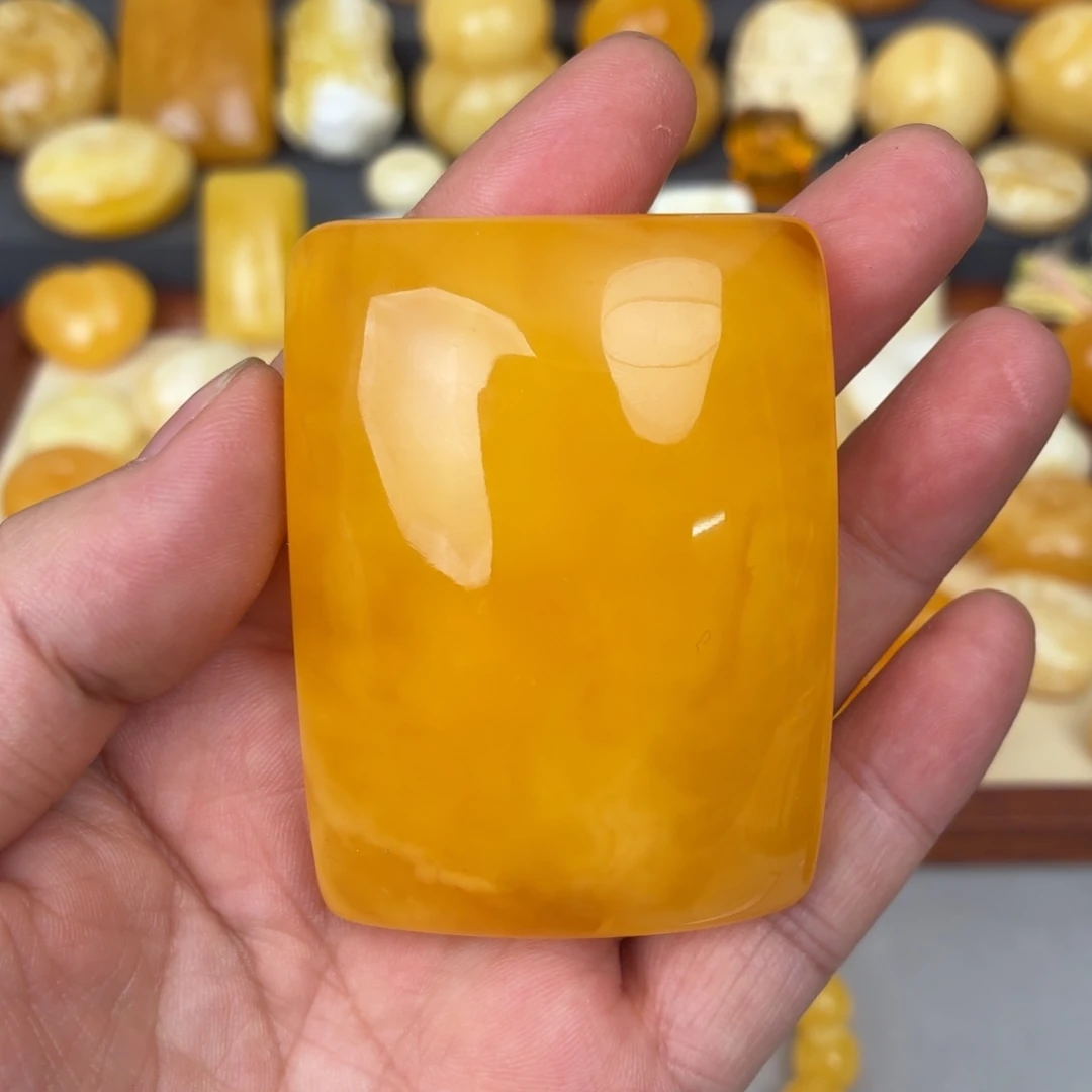 蜜蜡未镶嵌吊坠(不含链)