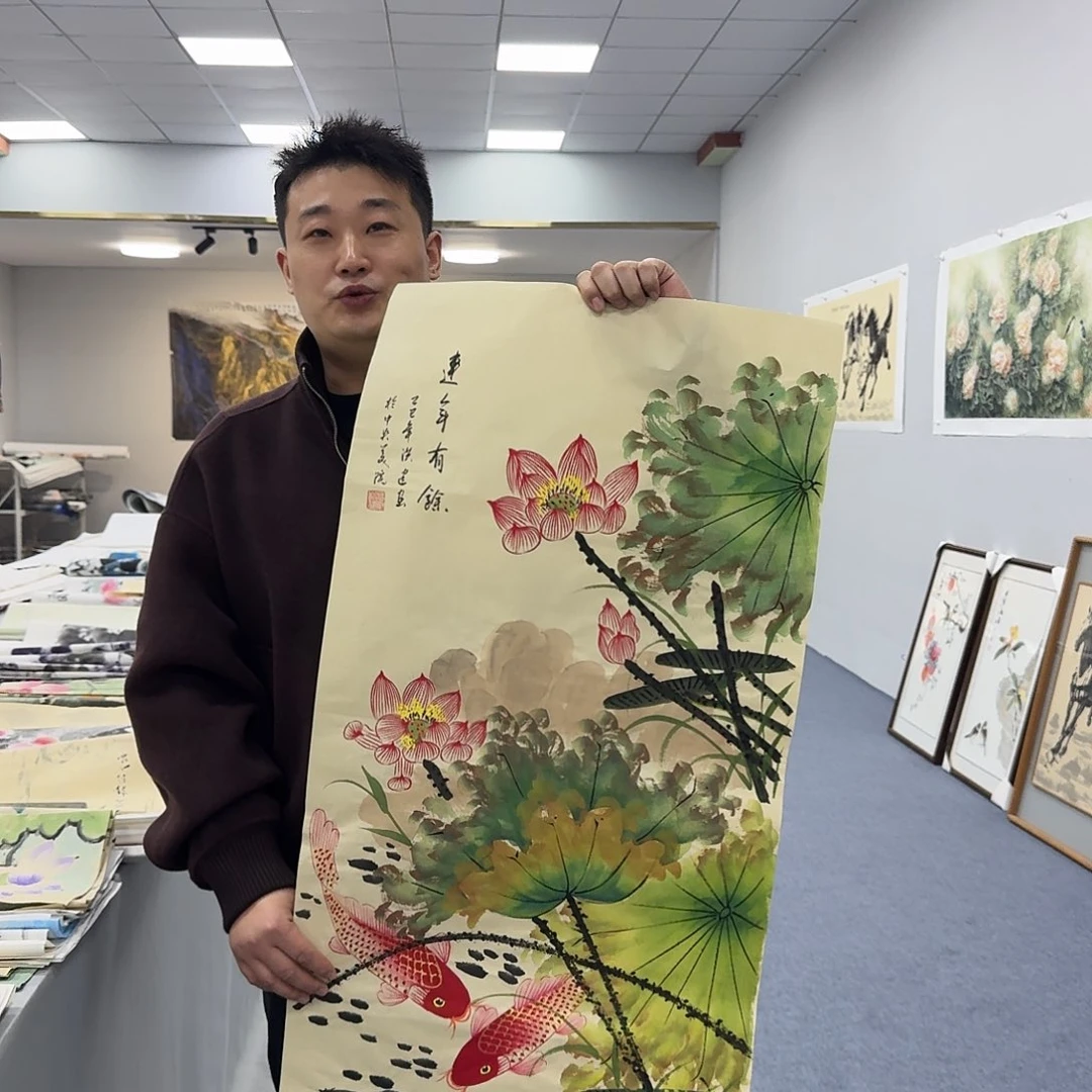 国画国画作品宣纸纯手绘