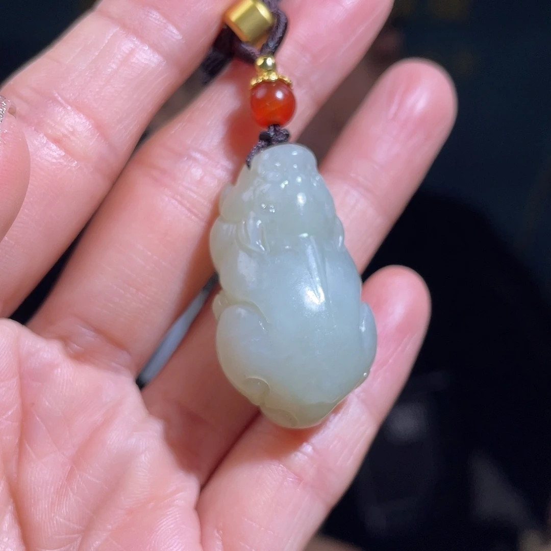 和田玉颈饰未镶嵌多样性发一件