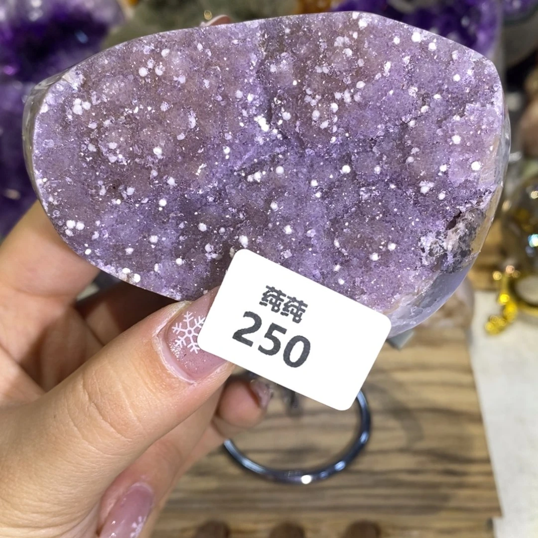 紫晶大型摆件（非配饰）未镶嵌平板