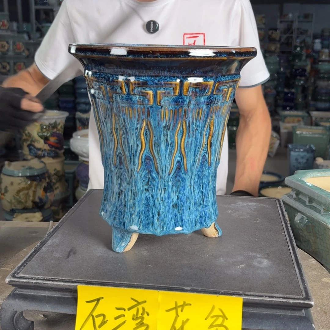 一风堂石湾花盆 内16*19