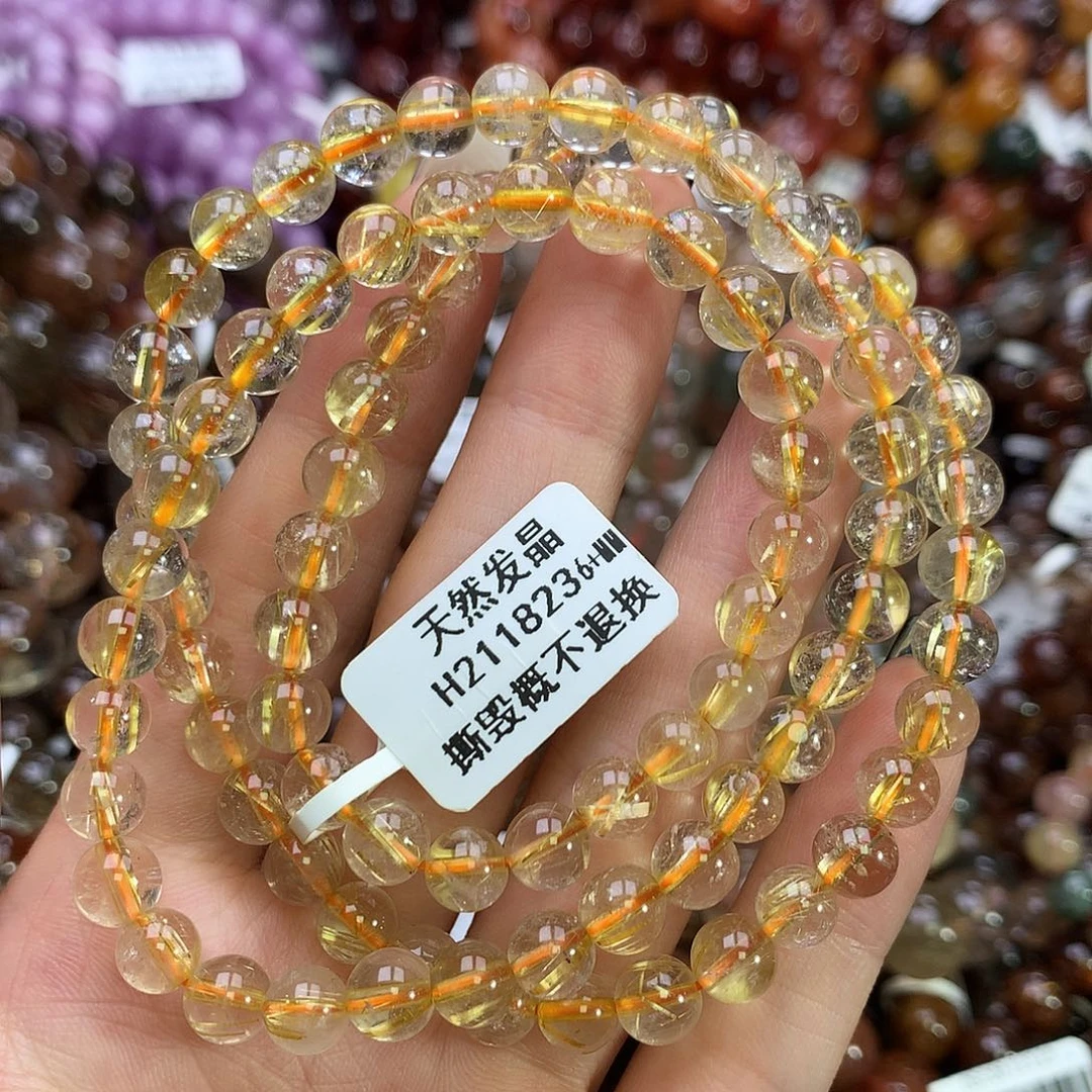 水晶手链未镶嵌，