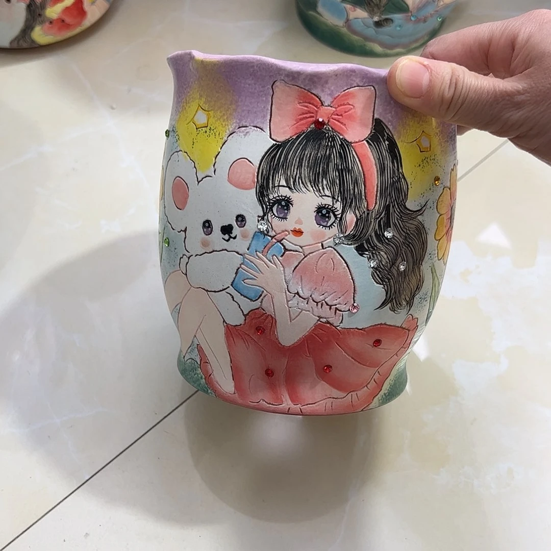 景德镇陶瓷花盆景德镇陶瓷花盆