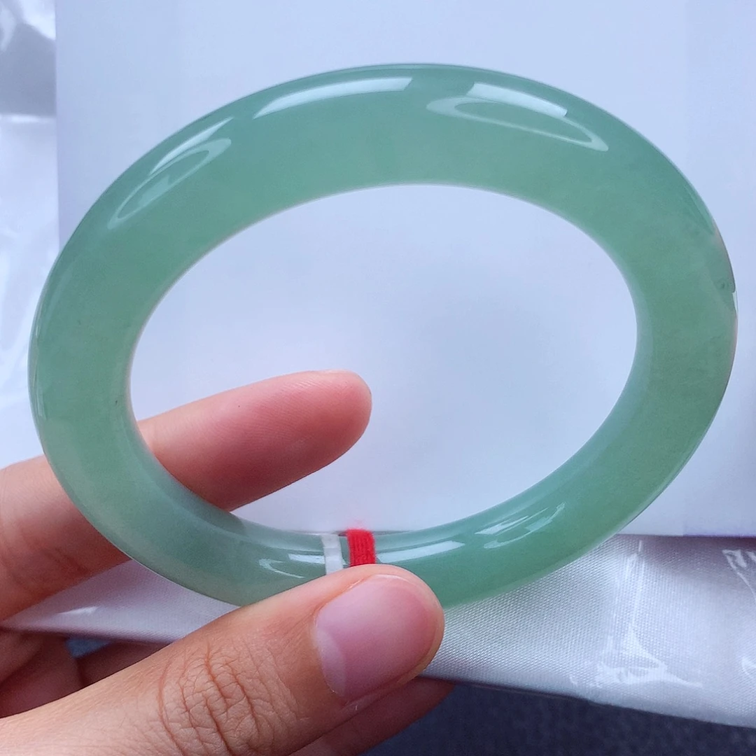 翡翠手镯未镶嵌53 湖水绿