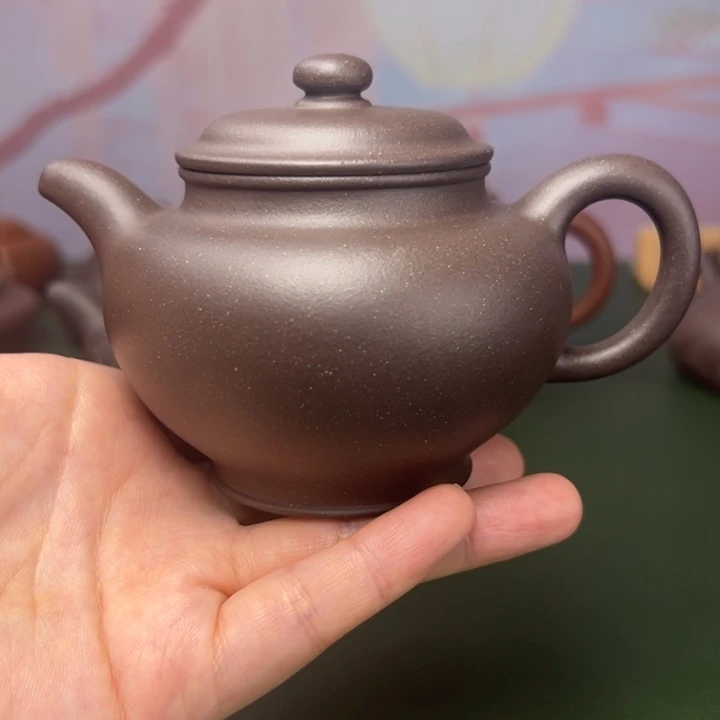 茶壶紫砂大亨掇只200cc光素孤品