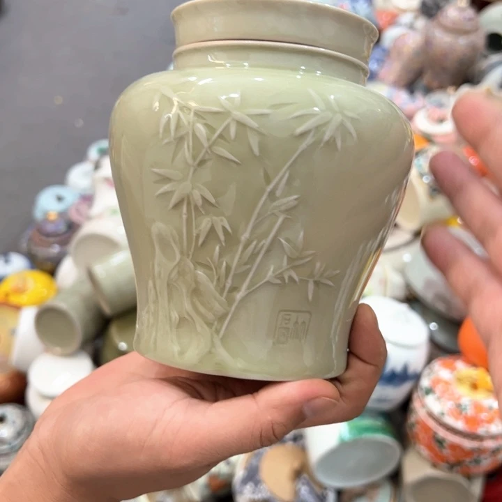 瑕疵福利品陶瓷茶叶罐