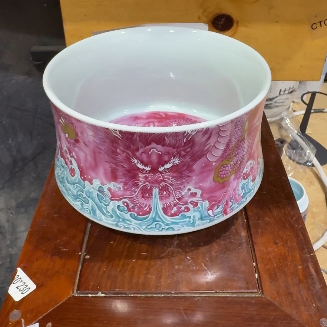 微瑕疵介意勿拍陶瓷器皿E499