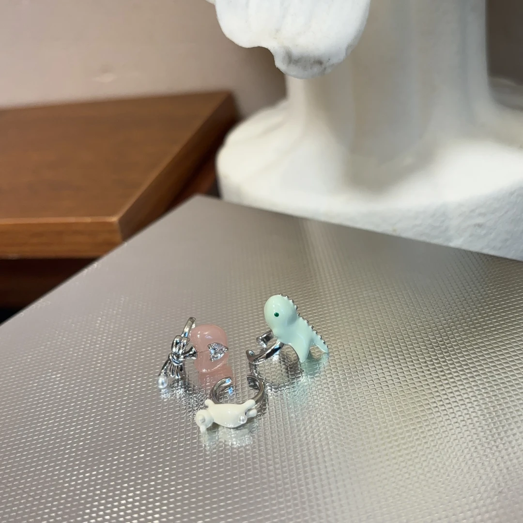 合金耳饰 趣味卡通耳骨夹一套R944