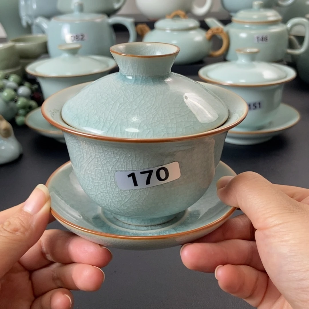 壶吴文杰老师冰花盖碗