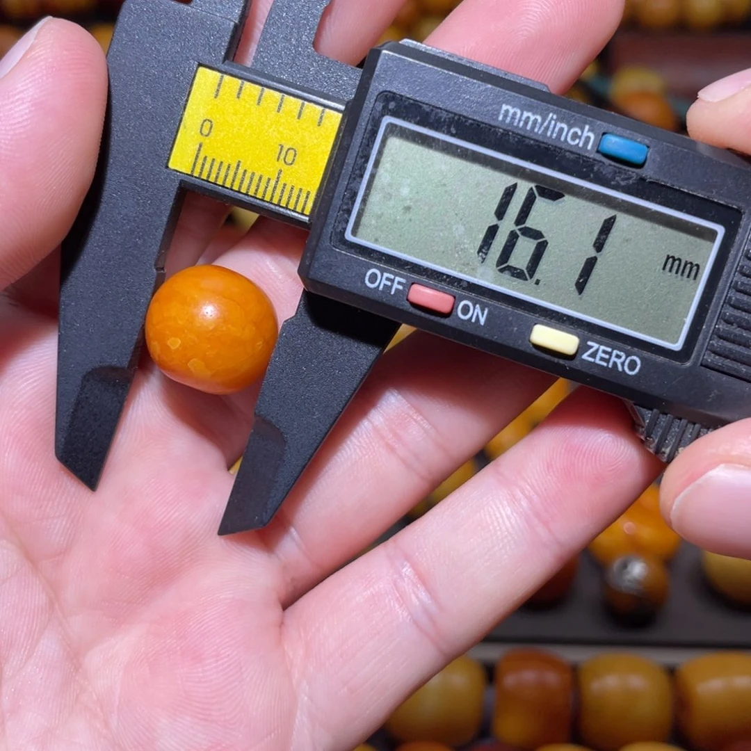 琥珀未镶嵌裸石苹果珠