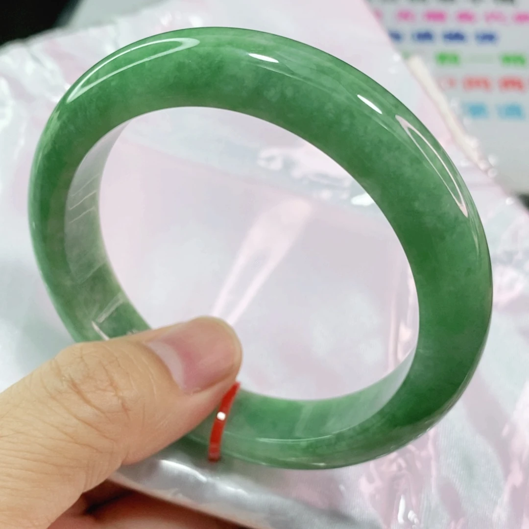 翡翠手镯未镶嵌5859圈口捡漏福利