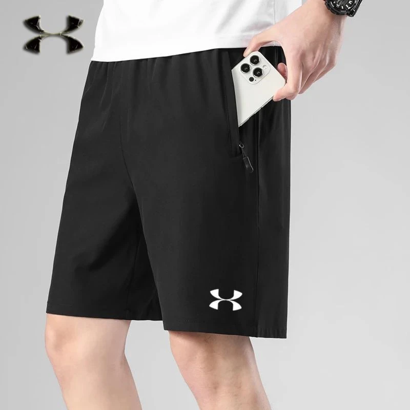 一折|奥莱|夏季透气速干短裤男宽松薄款短裤时尚透气高弹休闲裤