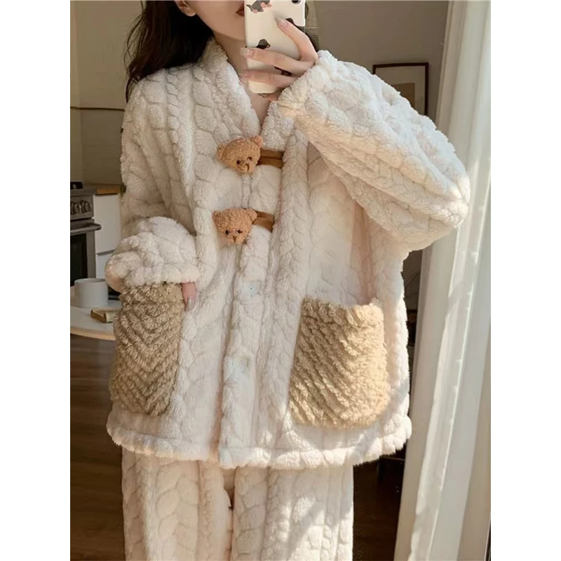 找到对应编号【T801-T899】拍下！秋冬季加厚睡衣！