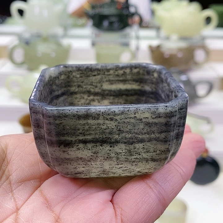 未镶嵌和田玉挂件茶杯80m l
