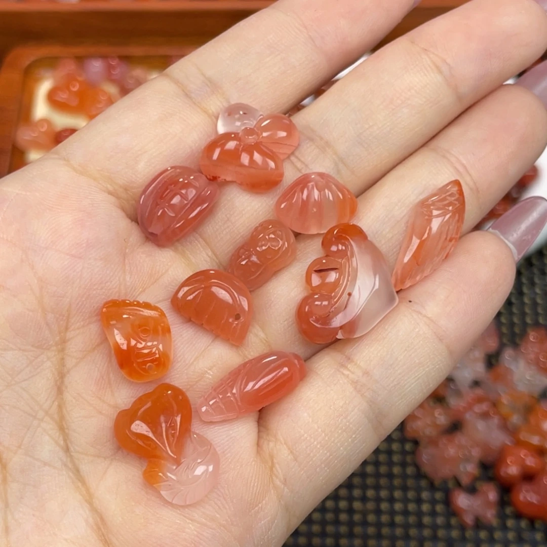 南红玛瑙未镶嵌配饰组合