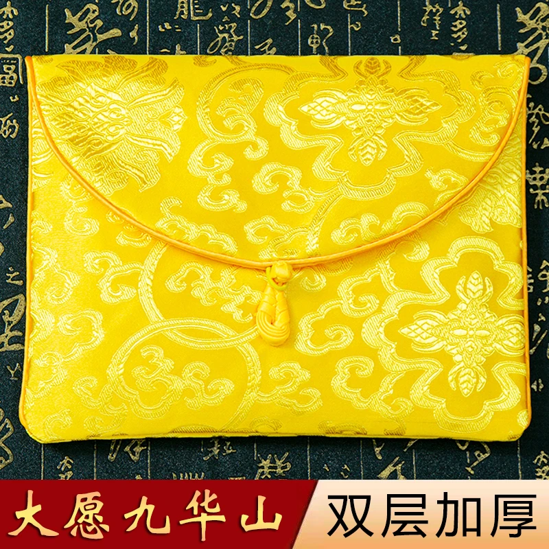 大号双层加厚书袋描像包袋藏式包经布袋大号收纳