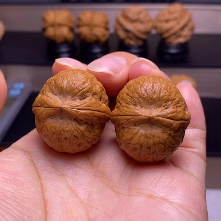 把件文玩核桃粗筋铁蛋38