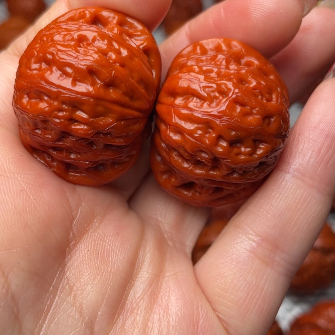 桃核吊坠文玩核桃 手把件 铁锤妹妹 35