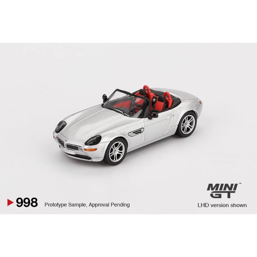 | 现货 |MINIGT1:64 #998 宝马 BMW Z8 银色 合金汽车模型