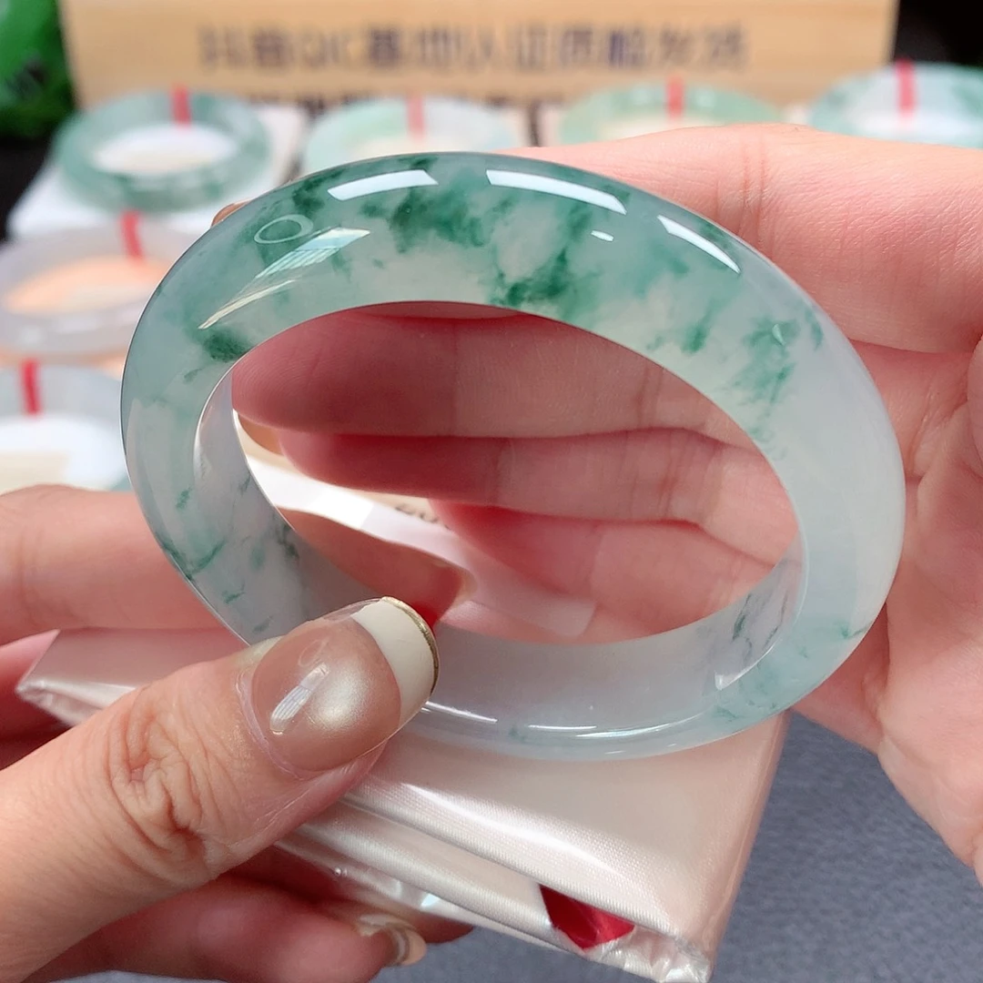未镶嵌手镯翡翠天然a货翡翠
