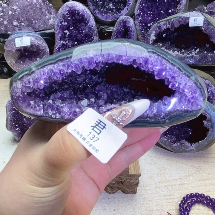 大型摆件（非配饰）紫晶未镶嵌