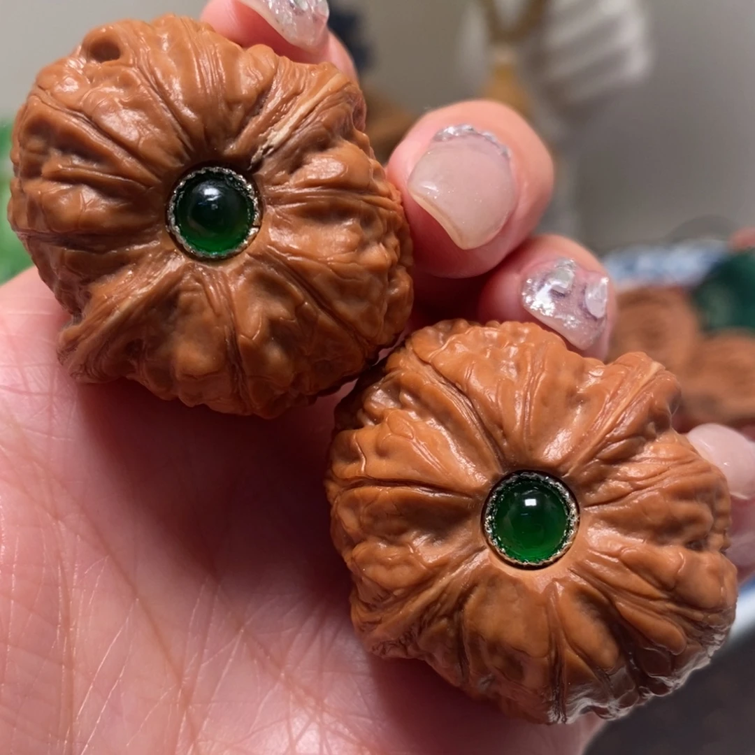 文玩核桃把件38尺寸全品平谷元宝