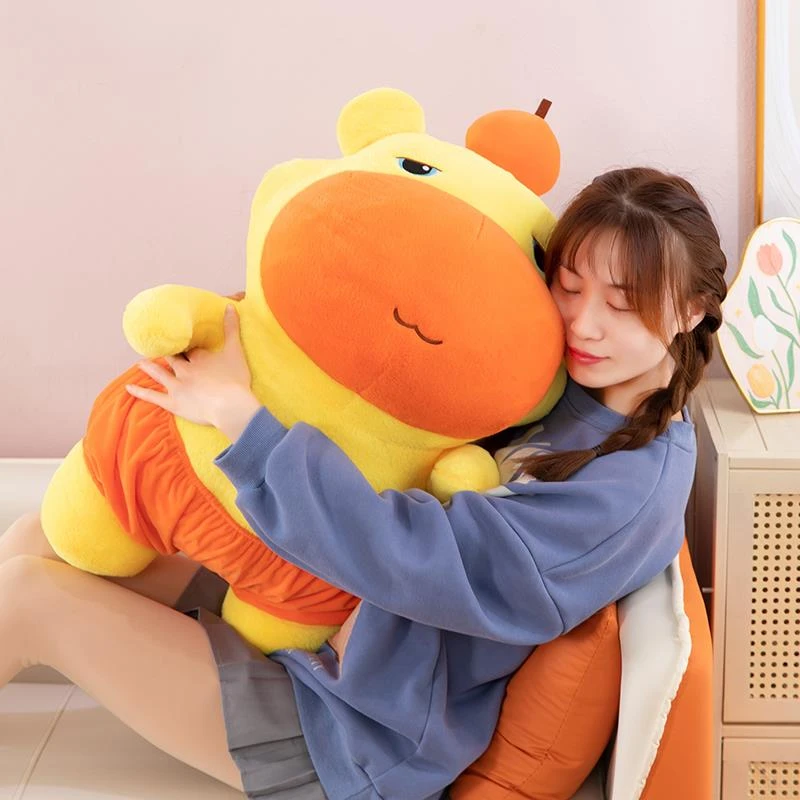 玩偶毛绒玩具睡觉抱睡枕送娃娃圣诞节平安夜礼物公仔水水豚噜噜