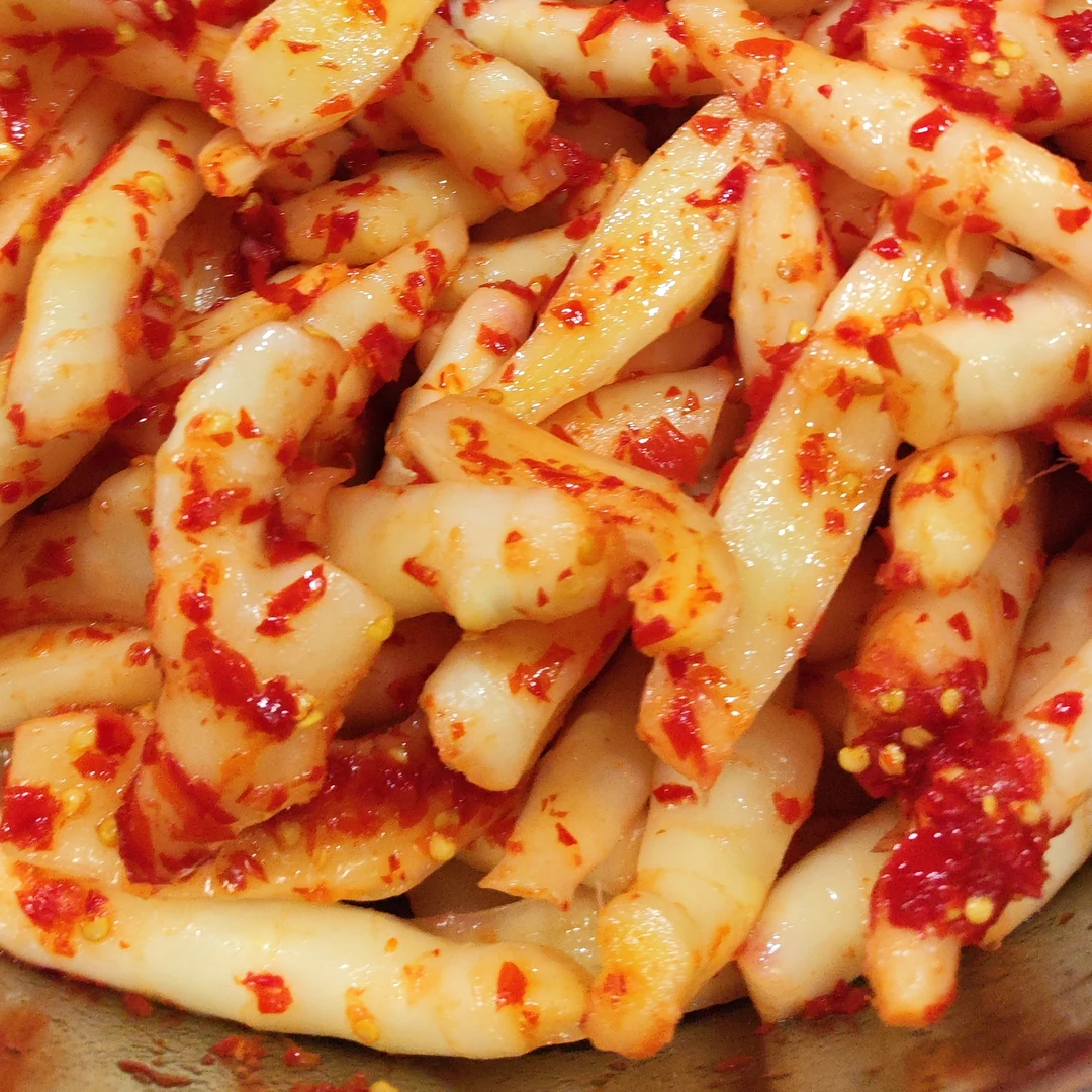 酸辣嫩仔姜 湖南怀化特色小吃 农家传统下饭菜