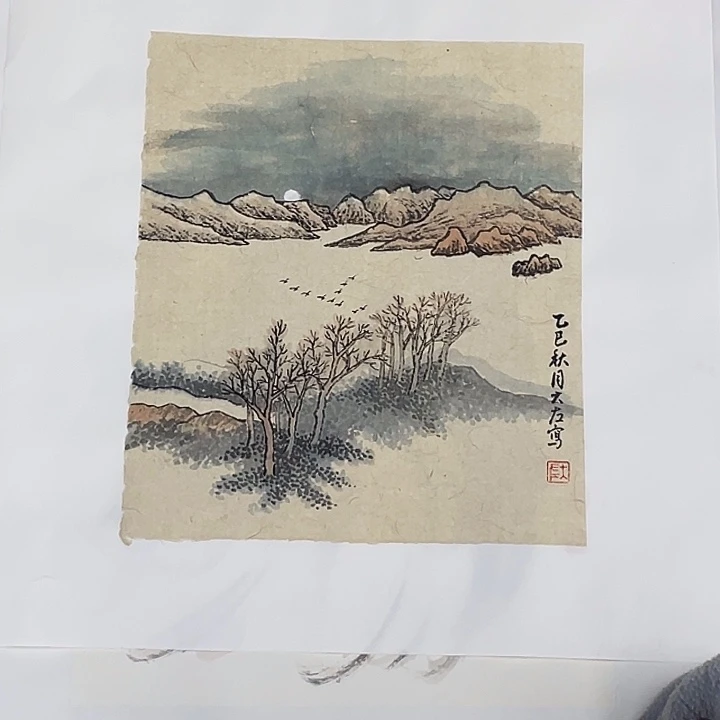 国画左庭强小品艺