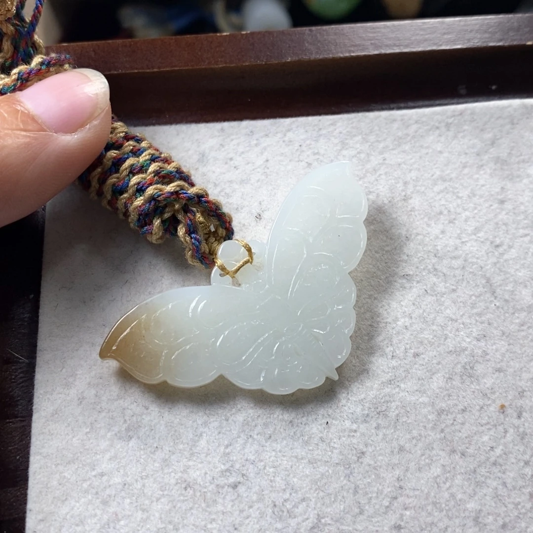 和田玉未镶嵌颈饰34