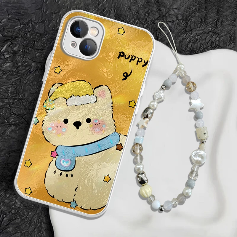 【适用苹果/华为/荣耀/OPPO/VIVO/小米】星星小狗冰川可爱纹手机壳