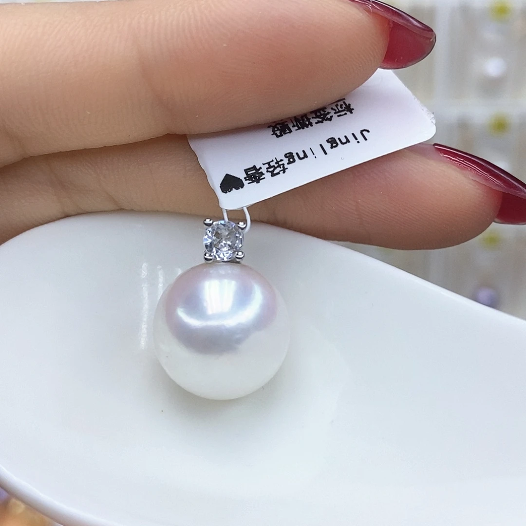 颈饰合金淡水珍珠