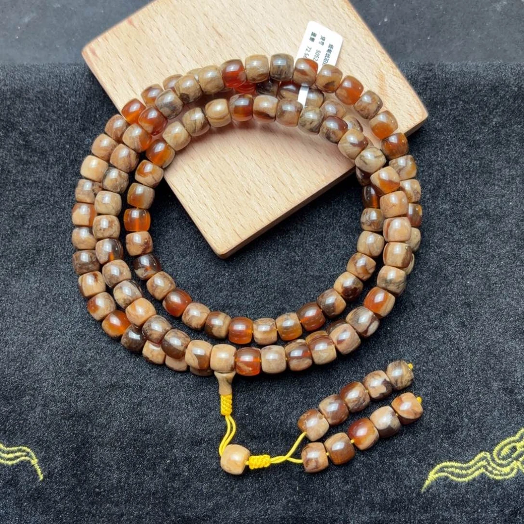 琥珀未镶嵌珠宝奇石10mm流沙蜜溶洞