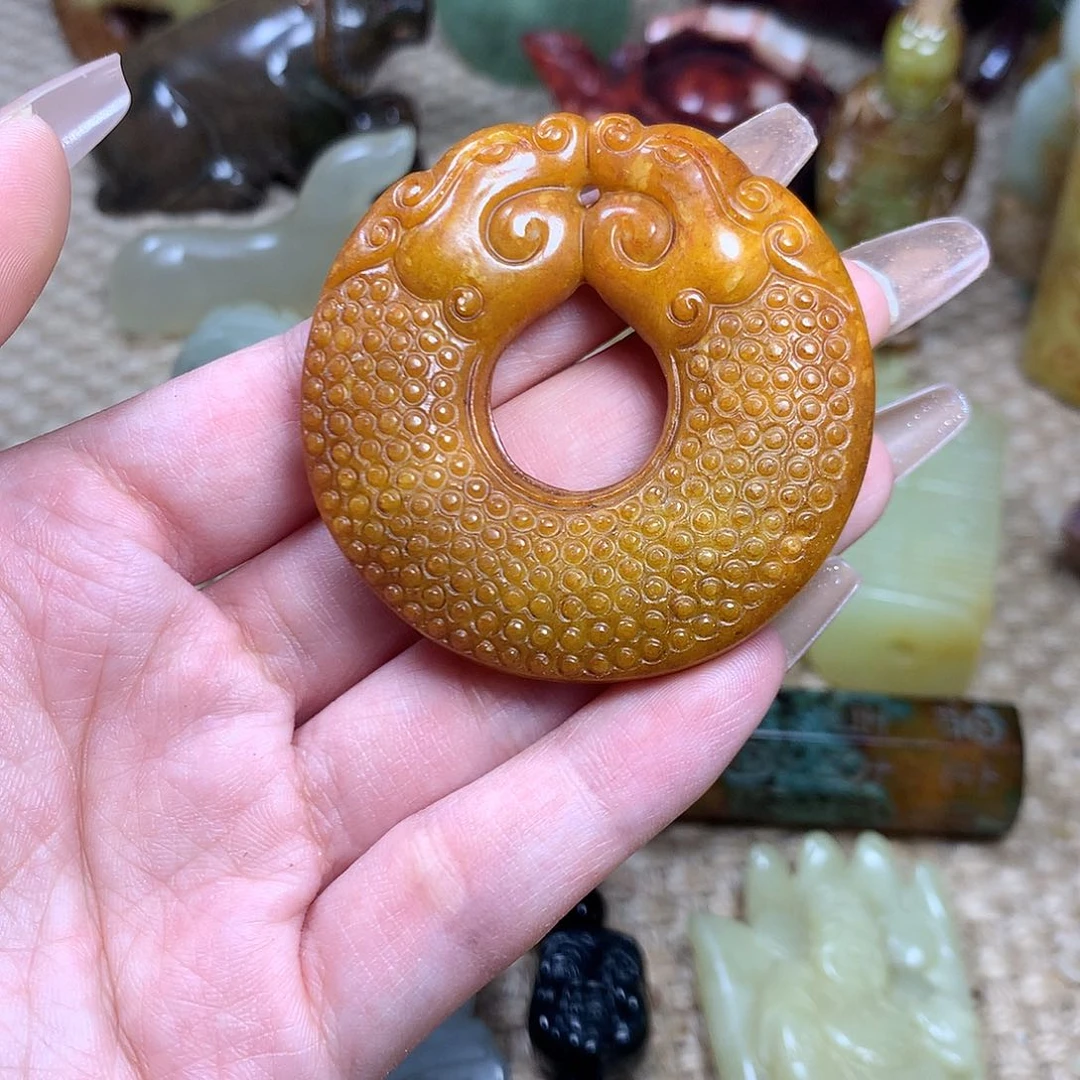 白玉菩提吊坠挂件