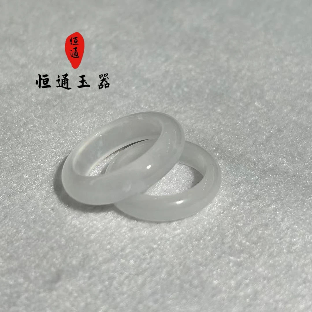 石英质玉-天池雪莲戒圈（多样性发一）