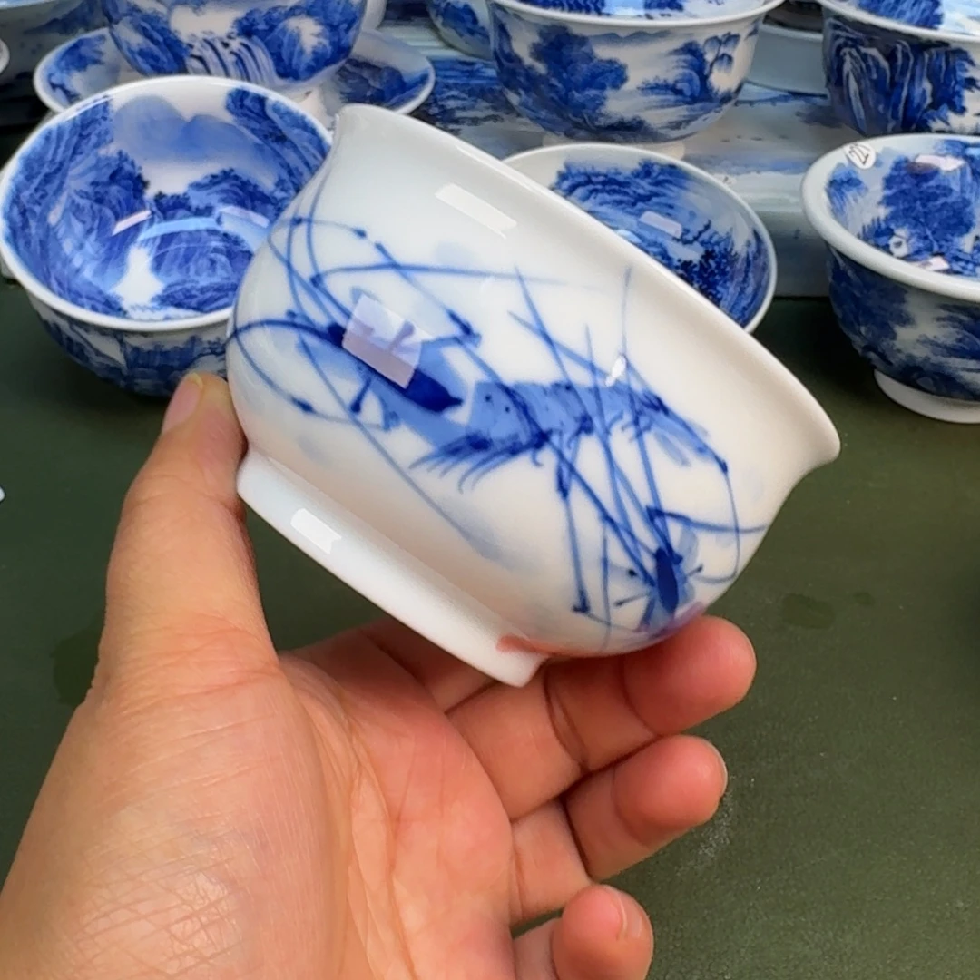 陶瓷景德镇纯手绘茶具圆圆242