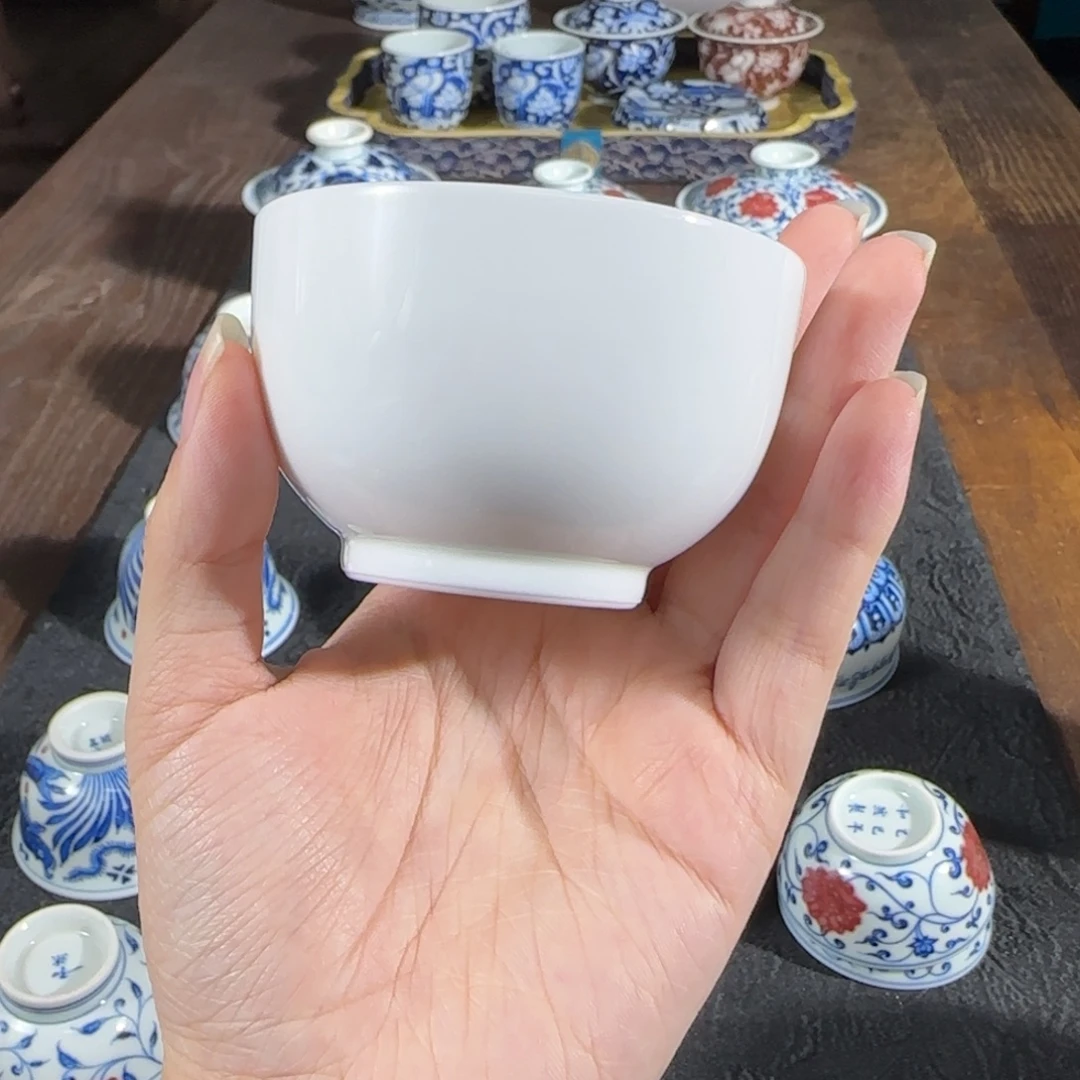 景德镇白胎系列禅定小