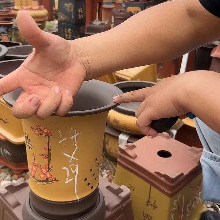 紫砂花盆紫砂花盆