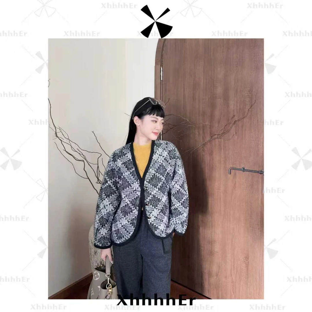 辛儿/小个子秋冬厚款加绒菱格茧形蝙蝠袖羊毛外套XY2323