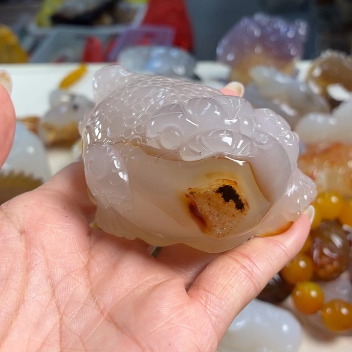 玛瑙/玉髓未镶嵌吊坠(不含链)