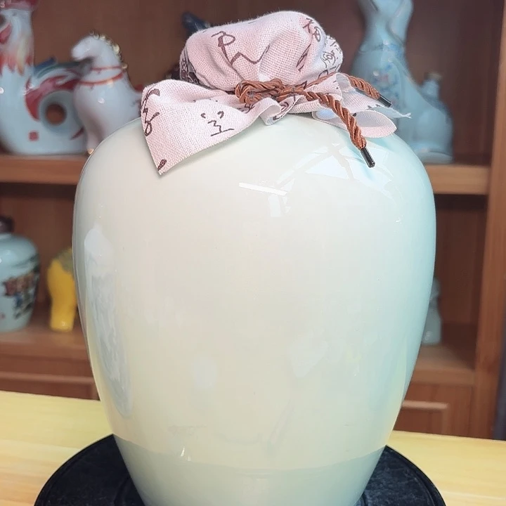 10斤青色酒坛1个 特价清仓